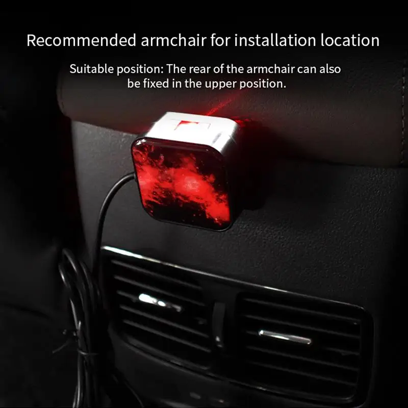 Автомобильное украшение подлокотник звезда неоновое светильник емый ночник