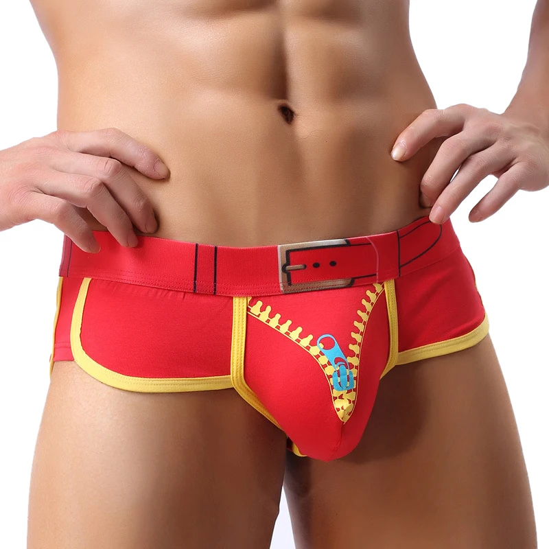 Боксеры мужские хлопковые однотонные нижнее белье дышащие прозрачные с карманом