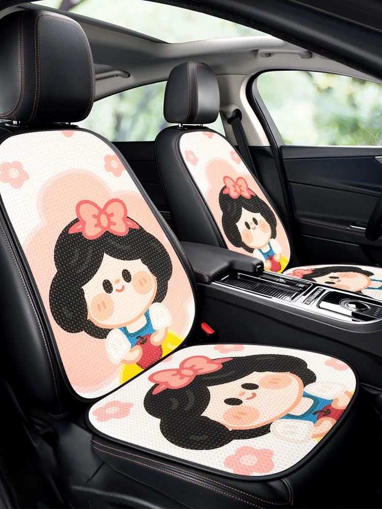

New Four Seasons Ins Fashion Ladies Single Seat Cushion Cute Princess Prince Universal Car Seat Cushion Cover