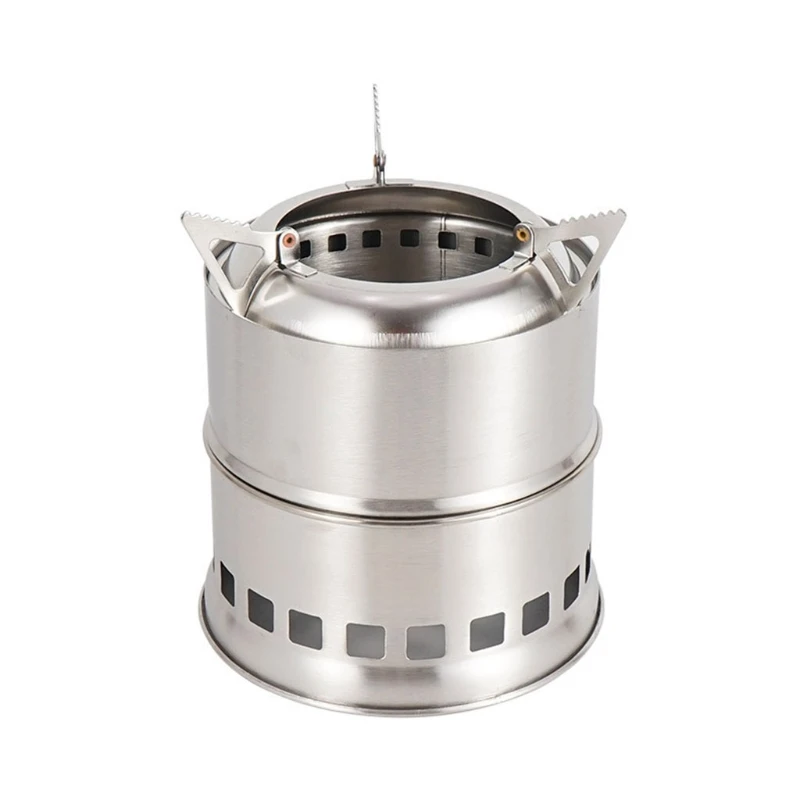 

Portable Mini Camping Barbecue Stoves Outdoor Round Hotplate Furnace Wood Burner