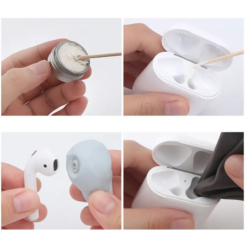 2021 Новинка уборки вращающаяся клей комплект для Airpods Беспроводной наушники