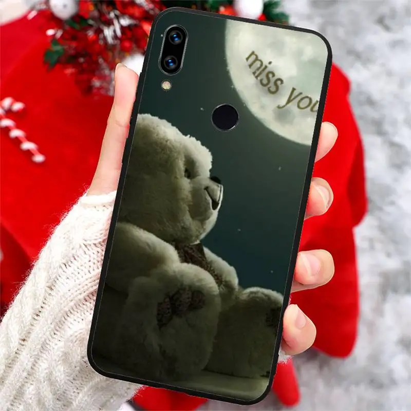 

Tatty Teddy Me To You cute Bear luxury Phone mobile Case funda For Xiaomi Redmi note 7 8 9 t k30 max3 9 s 10 pro lite