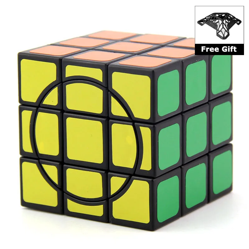 WitEden-s&uacute;per lisas 3x3x3 para ni&ntilde;os, cubo m&aacute;gico, Velocidad Profesional, puzle, 333, juguetes educativos para ni&ntilde;os, cubo m&aacute;gico con soporte-2