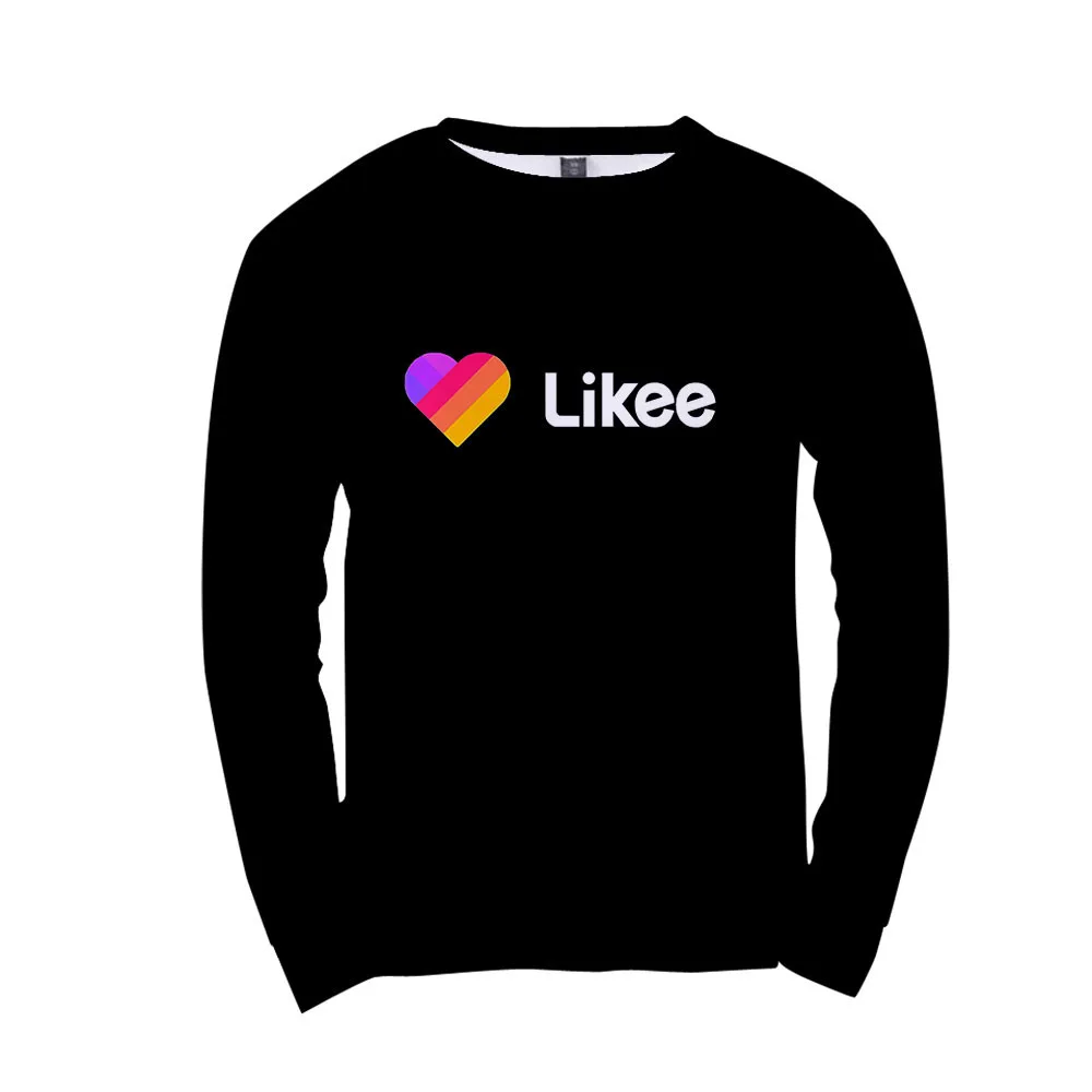 

2020 пуловер Likee видео App Свитшот детская одежда повседневные топы для студентов взрослых детей