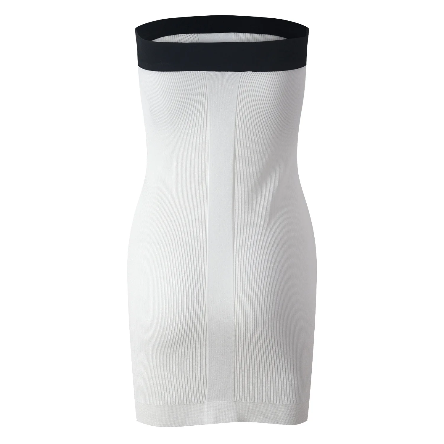 

ENGAGEMENT High Quality 2021 Summer New Color Matching Strapless Strapless Strapless Top Dress Fashion Tight Slim Short Dress