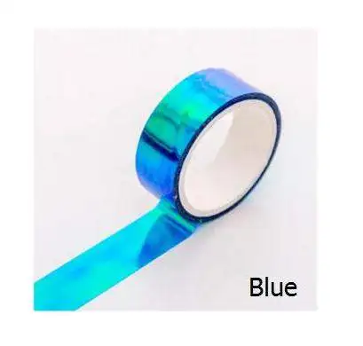 Красный wash tape papel adesivo winterdecoracion japonesa celo de colores Autumn Laser Rainbow pink japan decoration przybory szkolne - Цвет: Красный