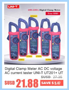 Цифровой мультиметр UNI-T UT89X; AC DC Напряжение измеритель тока; Амперметр Вольтметр Сопротивление температура тестер; NCV/Live провода тест