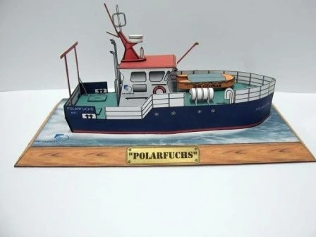 

Ocean-going Exploration Ship Paper Model with Base Handmade DIY Boat 3D Paper Model Children Adult Educational Toys