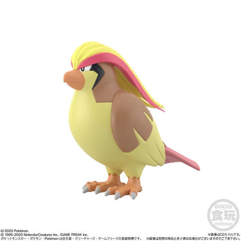 Оригинальные игрушки Bandai гасяпон масштаб покемона мир канато область Юань