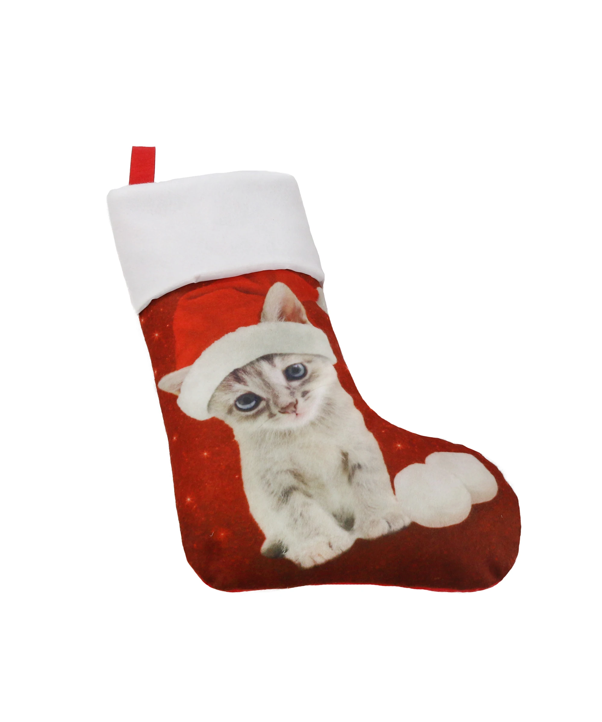 Прямая поставка рождественские Гольфы с объемным рисунком для детей милые кота