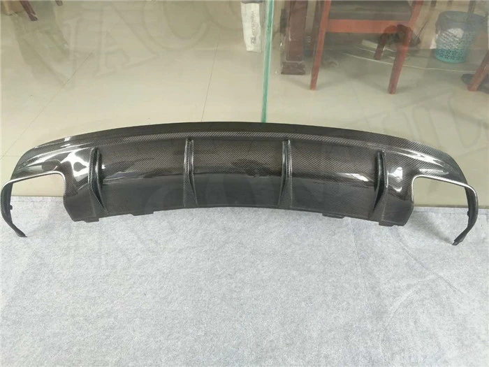 Carbon Fiber CLA класс углеродного волокна задний диффузор спойлер для Mercedes Benz W117 CLA180 CLA200 CLA250 CLA260 CLA45- задний Hugger - Цвет: Carbon Fiber