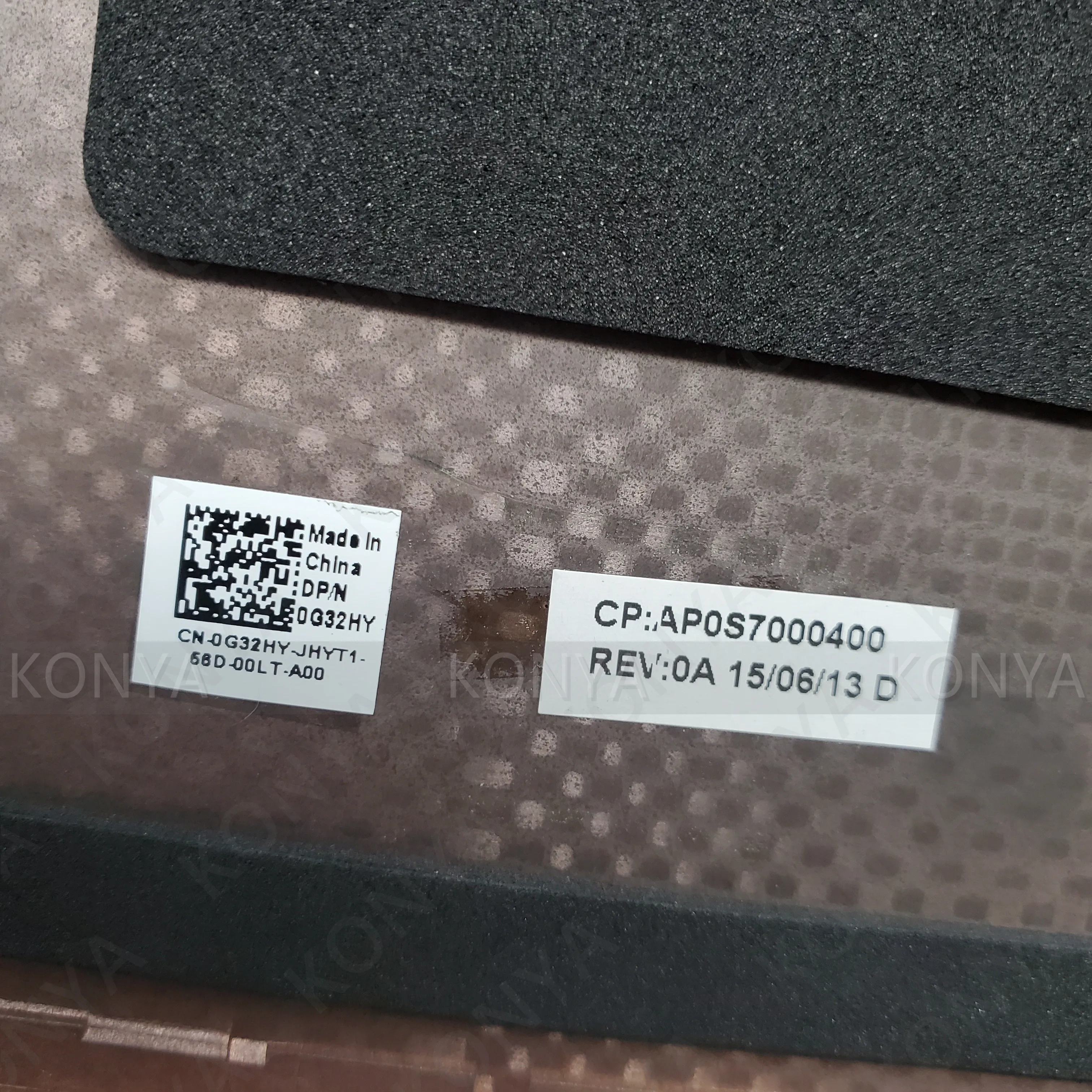Новый оригинальный чехол для ноутбука Dell XPS 12 9Q23 задняя крышка ЖК-дисплея G32HY 0G32HY