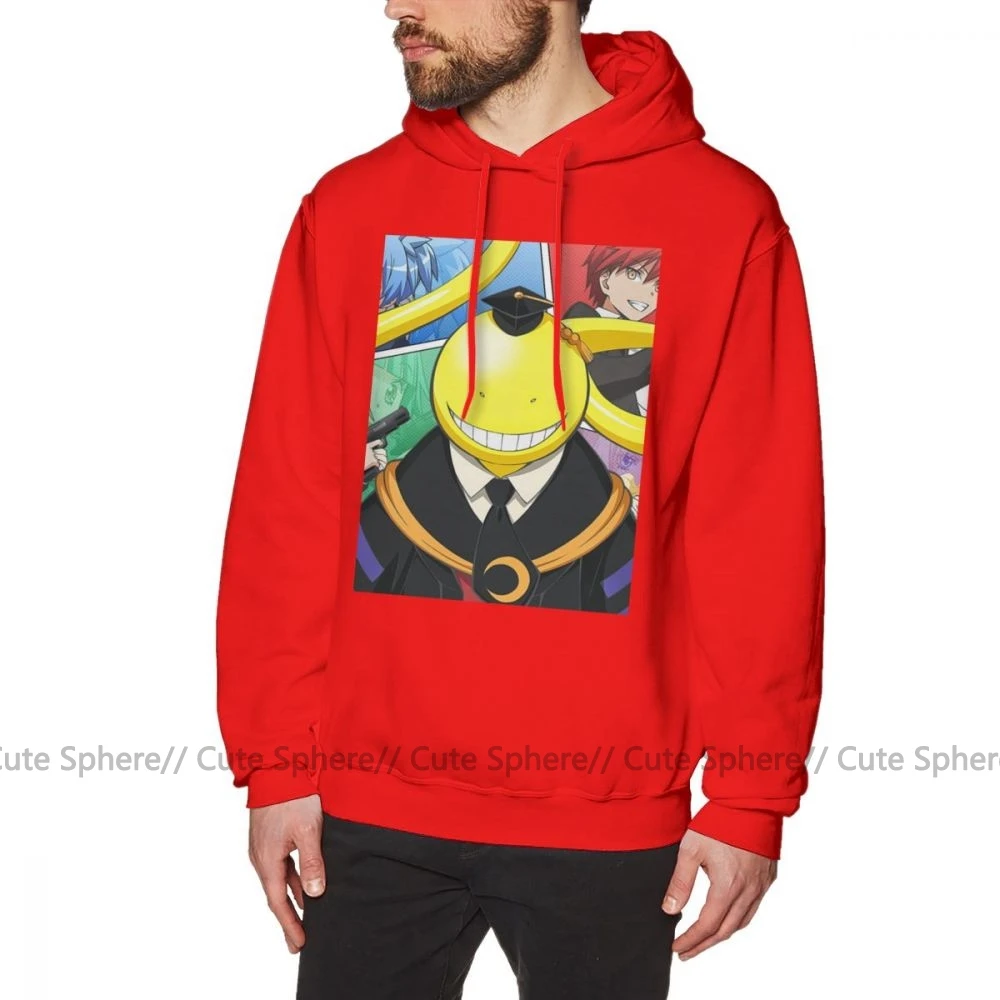 Hoodie kiperation Class, худи KORO SENSEI kiperation, худи фиолетового цвета, длинный пуловер, худи для мужчин, крутые толстовки - Цвет: Red
