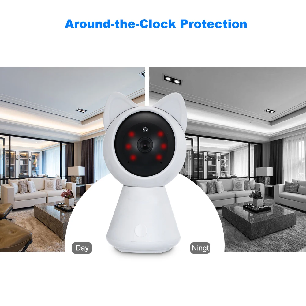 IP-камера INQMEGA 1080P HD облачная с поддержкой Wi-Fi и функцией автослежения |