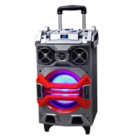 deluxe trolley speaker parlantes bluetooth party box portable speaker karaoke bocinas dj bass speakers parlantes party box