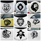 Забавные автомобильные наклейки в виде льва, наклейка на зеркало заднего вида, окно автомобиля, бампер, милый водонепроницаемый съемный