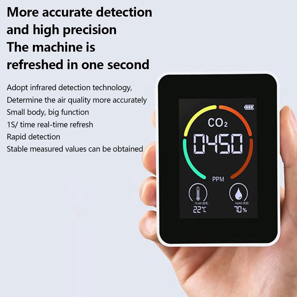 Датчик содержания углекислого газа в воздухе 1200 мАч|Газоанализаторы| |