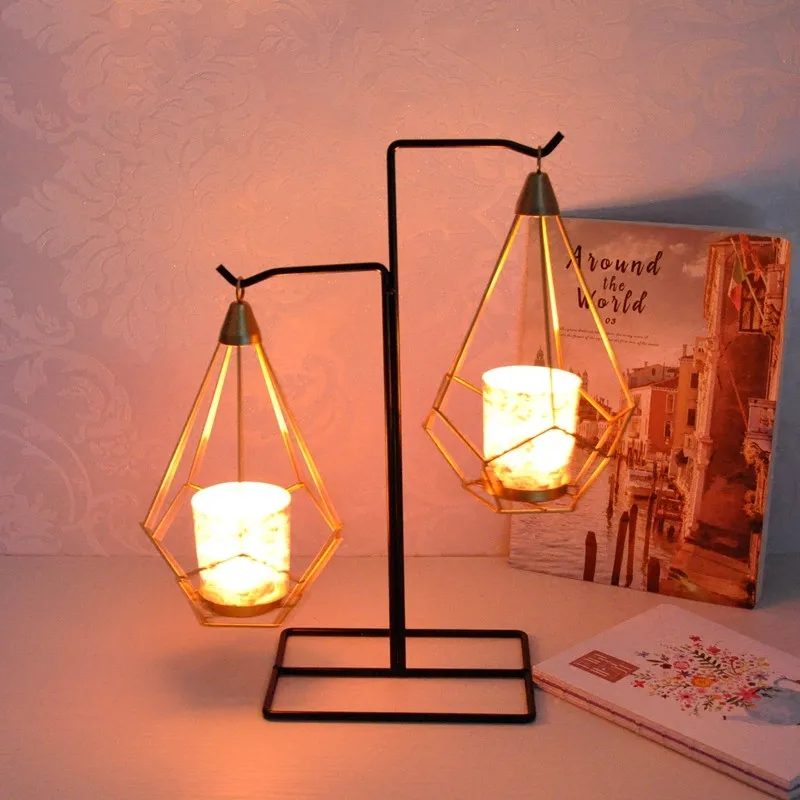 

Изысканное, простое, современное железное искусство, подсвечник, ветровая лампа, декоративная свеча на заказ
