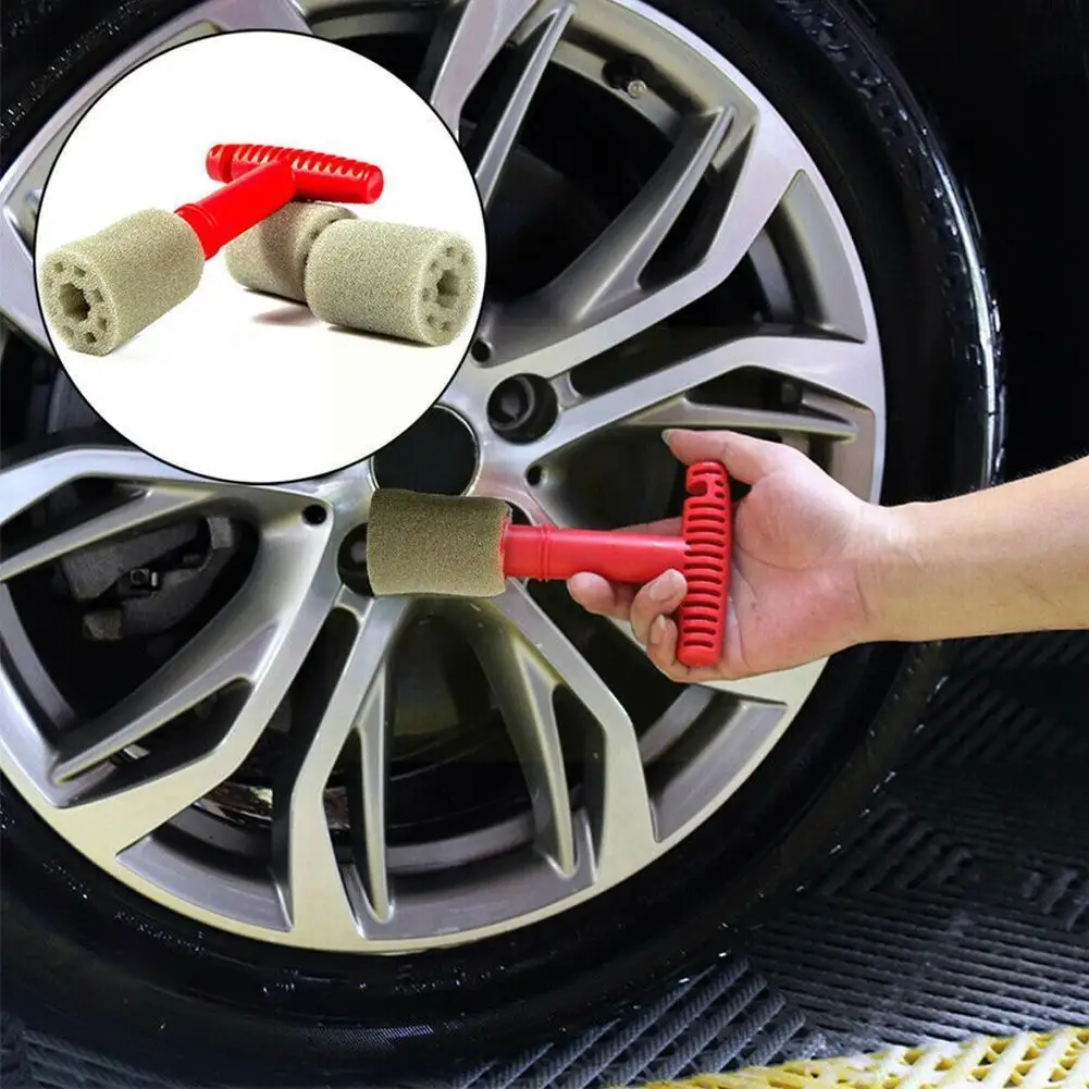 

1 шт. винтовая кисть для автомобильных шин, встраиваемая Стальная Круглая Гайка, щетка для чистки, щетка для чистки колеса, ступица для чистк...