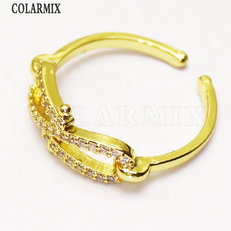 

8 Pcs Metal Gold color rings Open rings jewelry Rings jewelry rings Gold color rings Gift for women jewelry Gift 51331