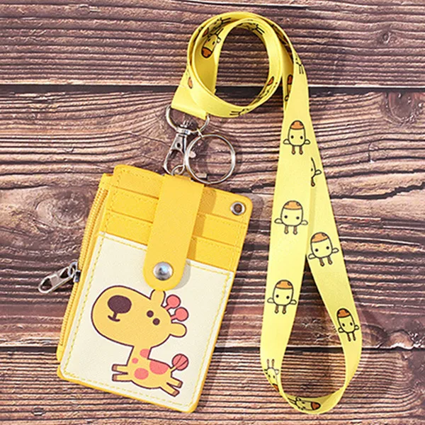 5 Bentoy Женский pu держатель для карт Корейский мультфильм милый Футляр для удостоверения личности мини для транспорта и кредитных карт держатель для карт Кожаный автобус карты набор Прямая - Цвет: 5