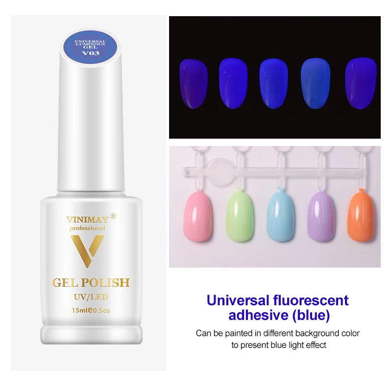 Неоновые гибридные Лаки 6 цветов Гель лак для ногтей Светящийся дизайна базовый