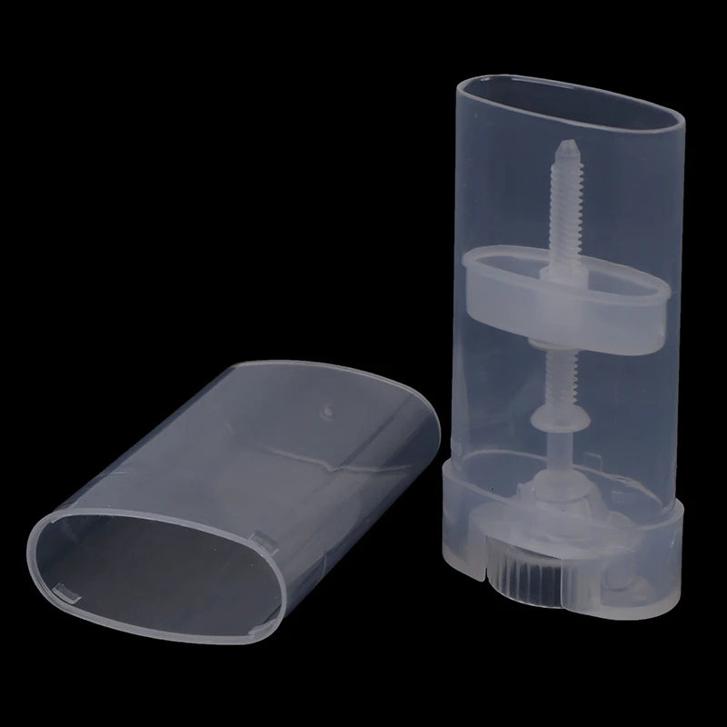 15g Plastic Lip Balm Tubes Clear Cosmetic DIY Empty Gloss Lipstick Tube With Caps Container | Красота и здоровье