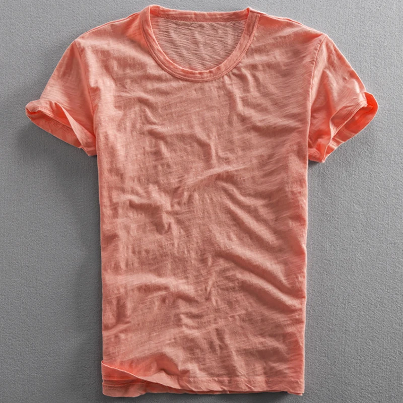 Рубашка мужская свободного покроя тонкая дышащая хлопковая одежда белая в