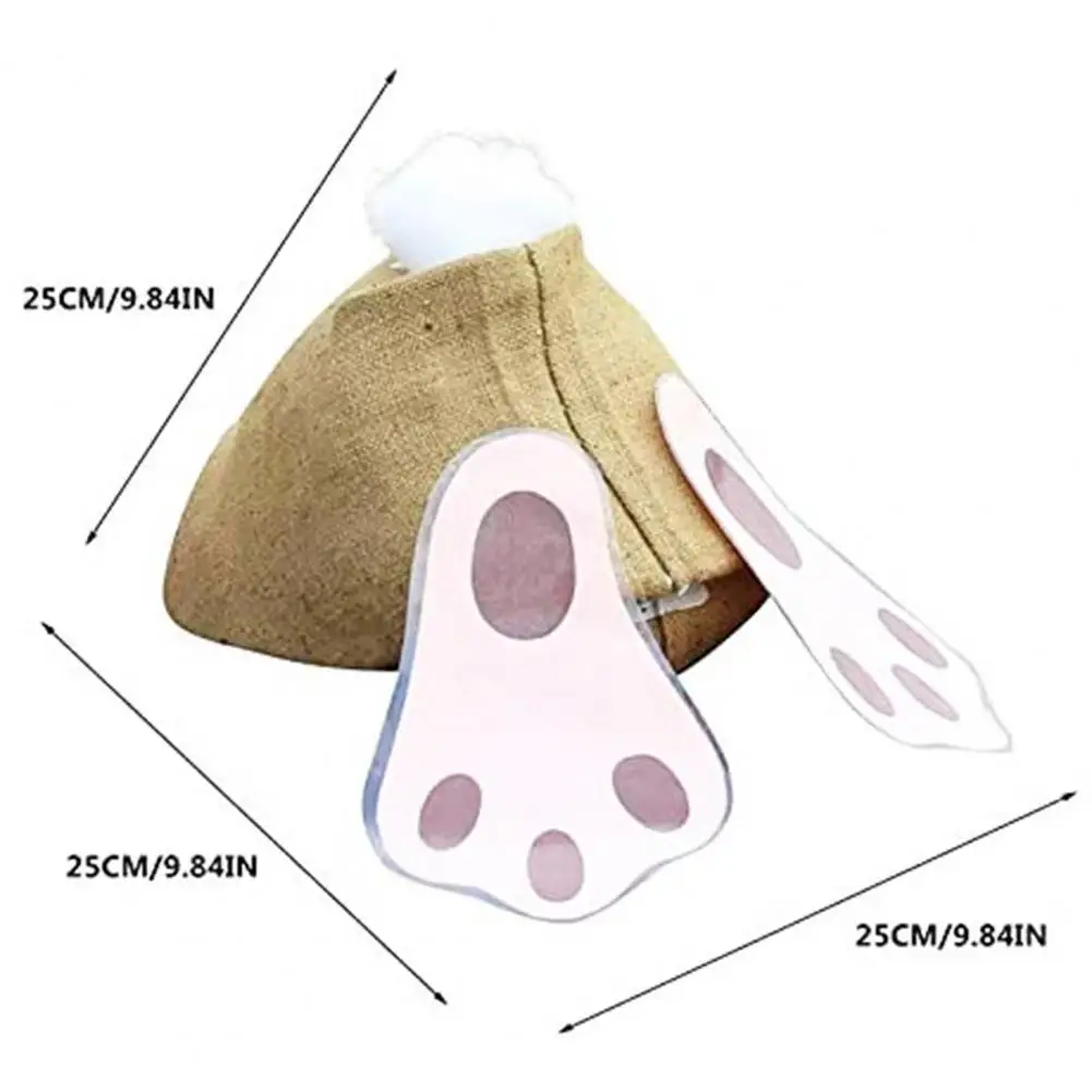 

Signpost Waterproof Bunny Carrot Shape Plastic Easter Cute Sign Stand Ornaments for Decorating