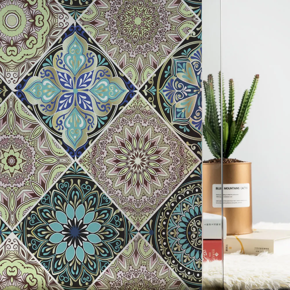 200 см дикор Европейская ретро стеклянная пленка в оконных пленках домашний декор