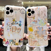 luxury cartoons epoxy be applicable case for huawei p40 pro mate40pro lens package lovely phone cover