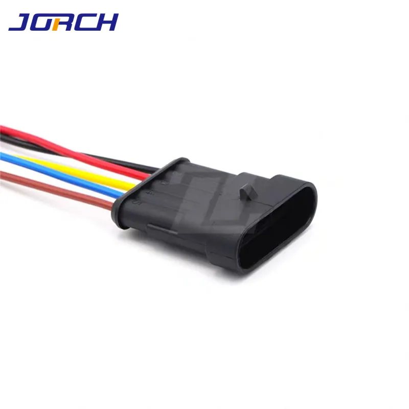 

1 шт., 1P, 2P, 3P, 4P, 5P, 6P, водонепроницаемый Электрический автомобильный разъем, штекер с проводным кабелем, жгут проводов для автомобильного мотоцикла