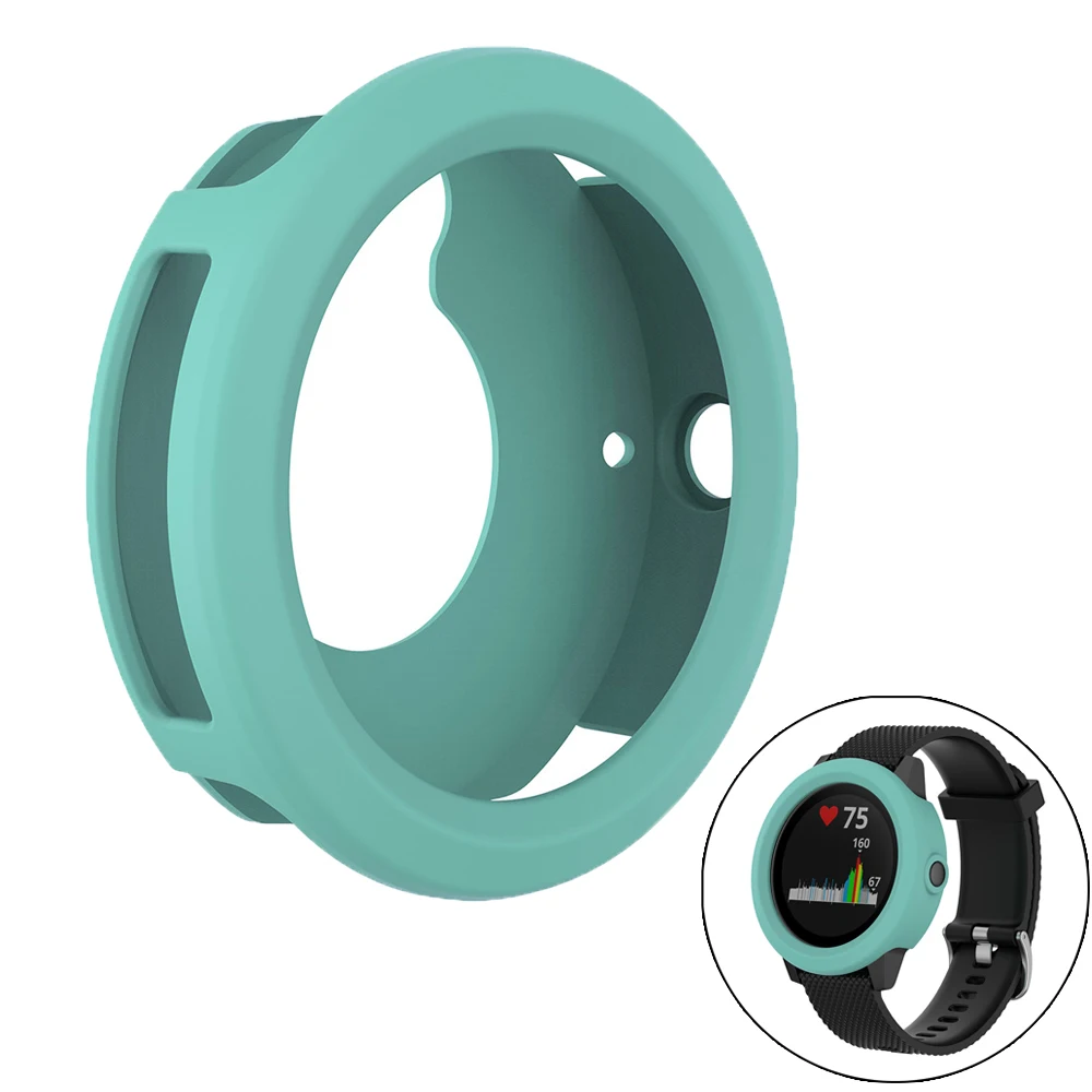 Light Blue Мягкий силиконовый резиновый чехол защитный чехол для Garmin Vivoactive 3 чехол для часов Garmin Vivoactive3 защитный чехол - Цвет: Light Blue