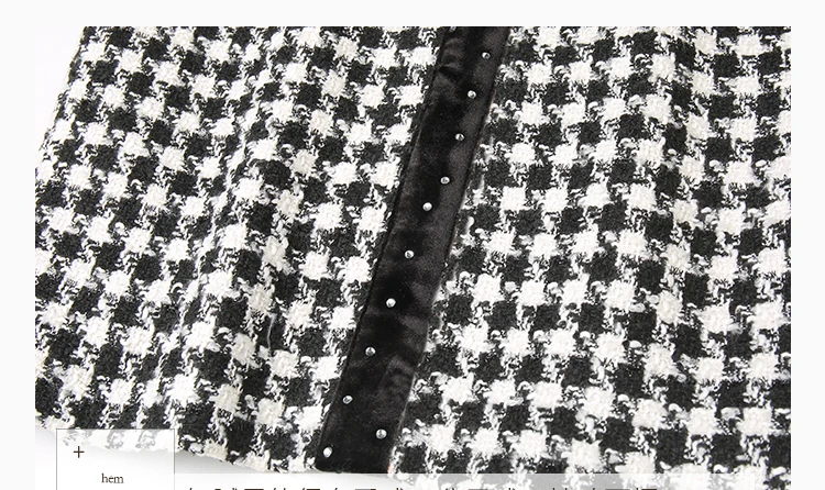 

2020 Autumn Velvet Patchwork Dress Women Spring Wool Dresses Female Elegant Small fragrance Woolen Dress Ladies Office Vestidos