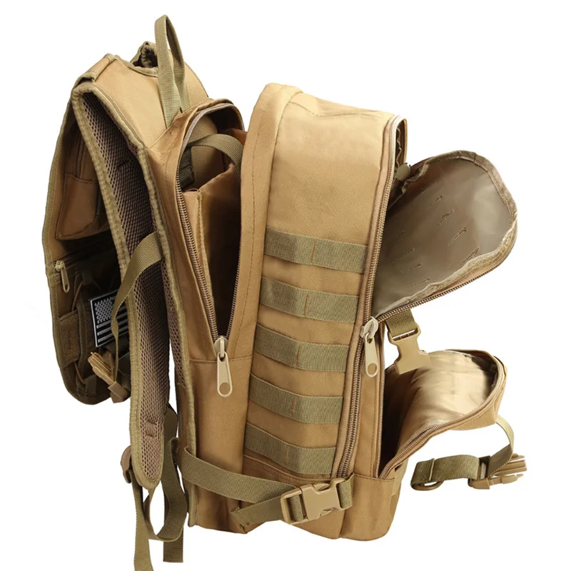 Вместительный армейский мужской тактический военный рюкзак 30 л большой