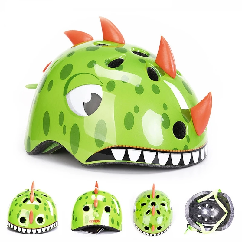 2020 Детский велосипедный шлем с мультяшным животным детский для спорта на