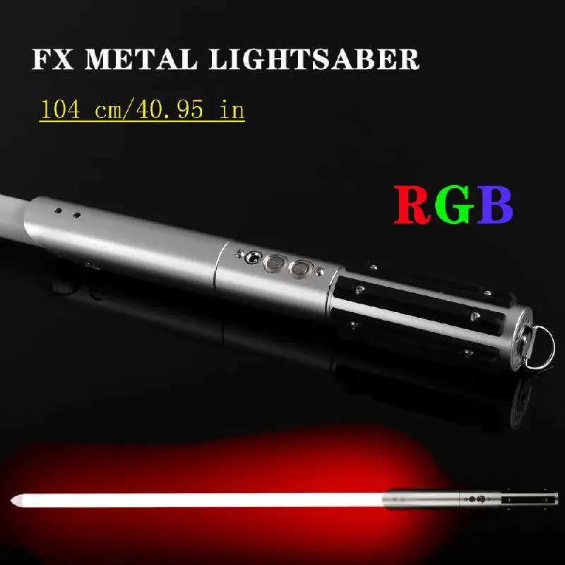 

Светильник вой меч 104 см, световой меч джедая Sith, световой меч Force Fx Light ing, тяжелый дуэлированный звук, Foc блокировка, металлическая ручка, фикс...