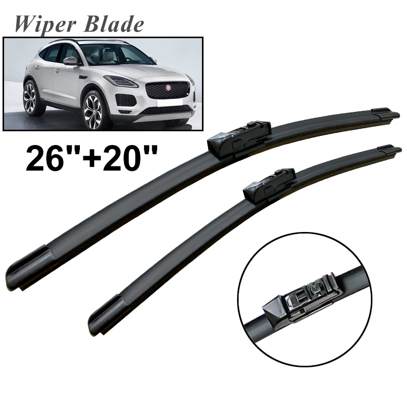 

Okowiper RHD & LHD Front Wiper Blades For Jaguar E-Pace 2017 - 2019 Windshield Windscreen Front Window 26"+20"