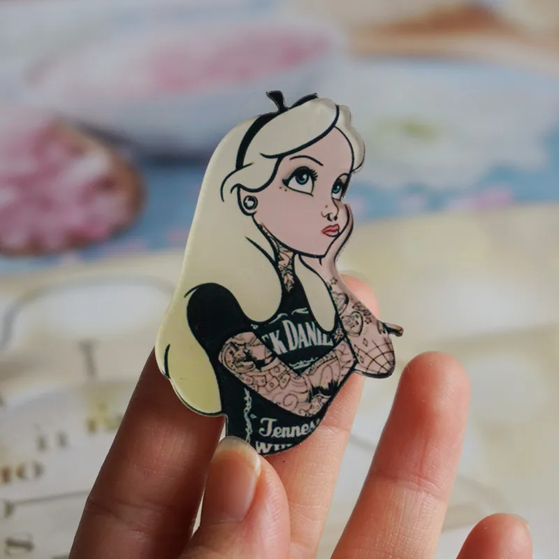 Новые Броши с мультяшным мишкой Тедди значок персонажем Женская акриловая брошь