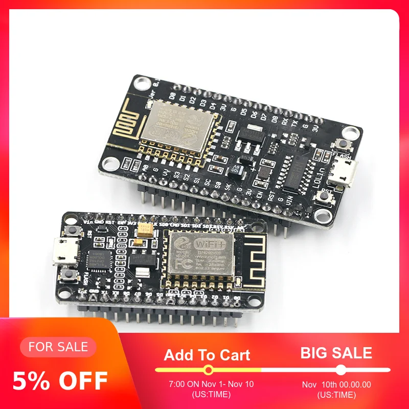 V3 беспроводной модуль NodeMcu 4 м байт Lua wifi Интернет вещей макетная плата на основе ESP8266 ESP-12E для arduino CP2102