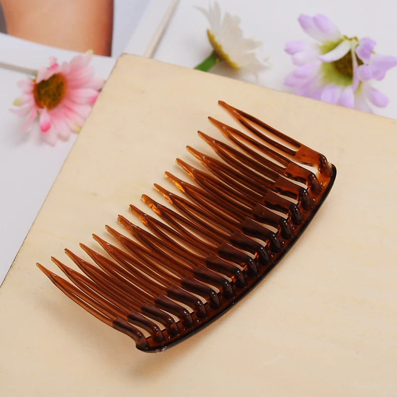6pc/pack Women 16 Teeth Hair Combs Tiaras Girl's Bangs Clips Top Fixed DIY Handmade Hairstyle Design Accessories - купить по