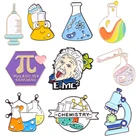 Научная серия брошь шприц микроскоп тестовая трубка мерный стакан стетоскоп химическое уравнение ДНК значок панк булавки ювелирные изделия подарок