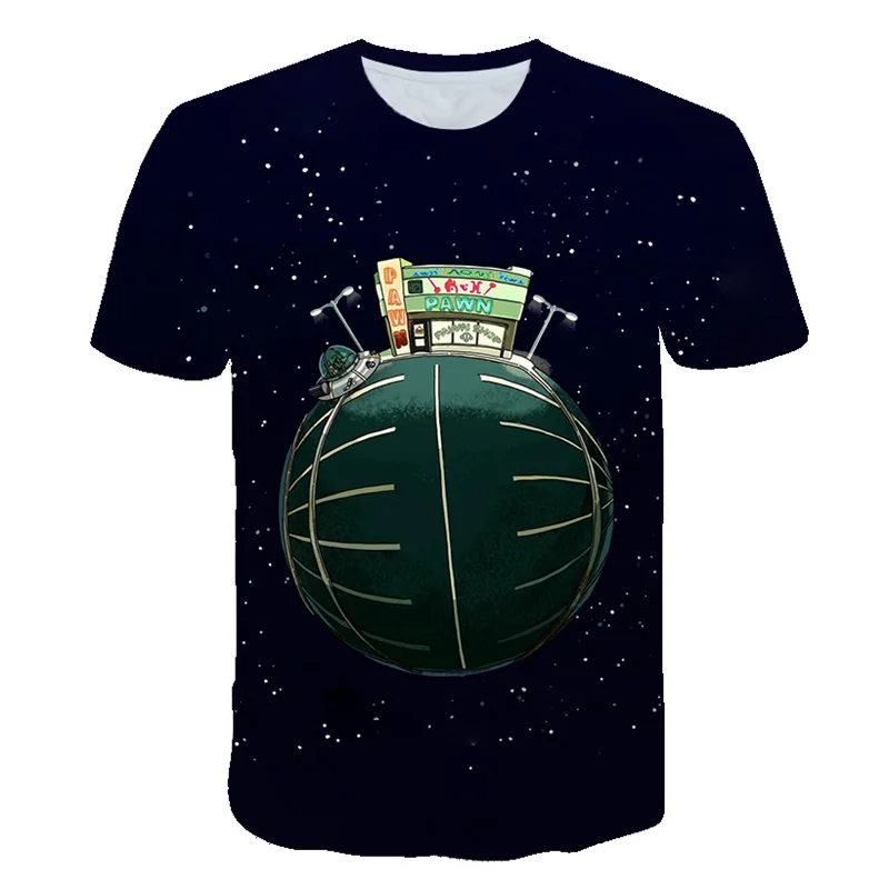 

T-Shirts 2021 Summer Kids Short Sleeve Funny Cute Cartoon Character Printed Children Clothing Casual T Shirt Girl/Boys Clothes