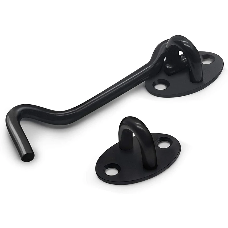 Дверная защелка для сарая 4 упаковки крючок салона и глаз легкий замок двери