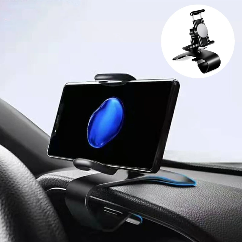 

Держатель для сотового телефона, с креплением на зажим, кронштейн для GPS, подставка, держатель для телефона с полным углом поворота, мобильны...