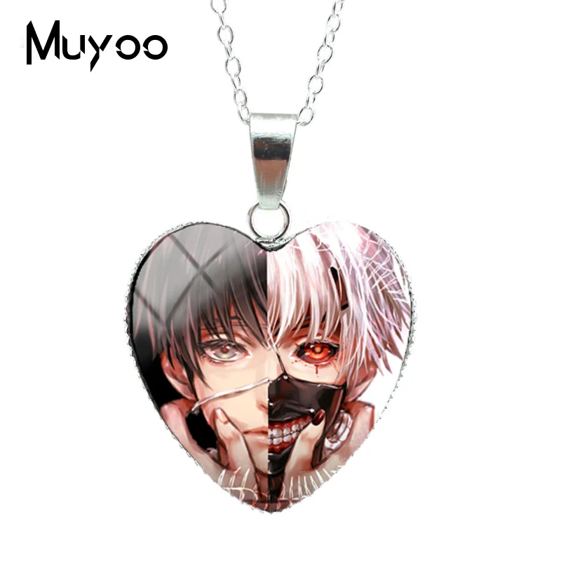 New Arrival Tokyo Ghoul Anime Heart Necklace Handmade Jewelry Gifts for Kids Cartoon Pendant HZ3 | Украшения и аксессуары