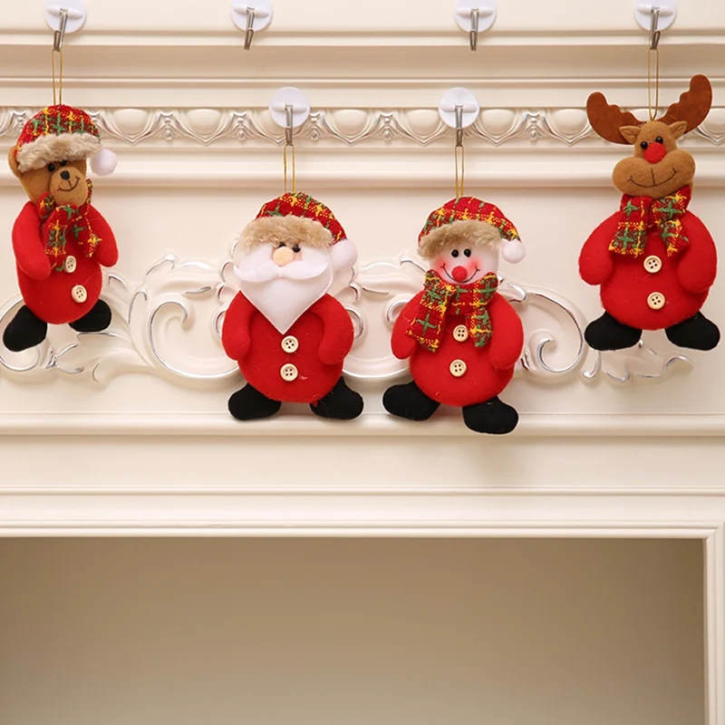 Рождественская елка кулон прекрасный Санта Снеговик Олень Медведь