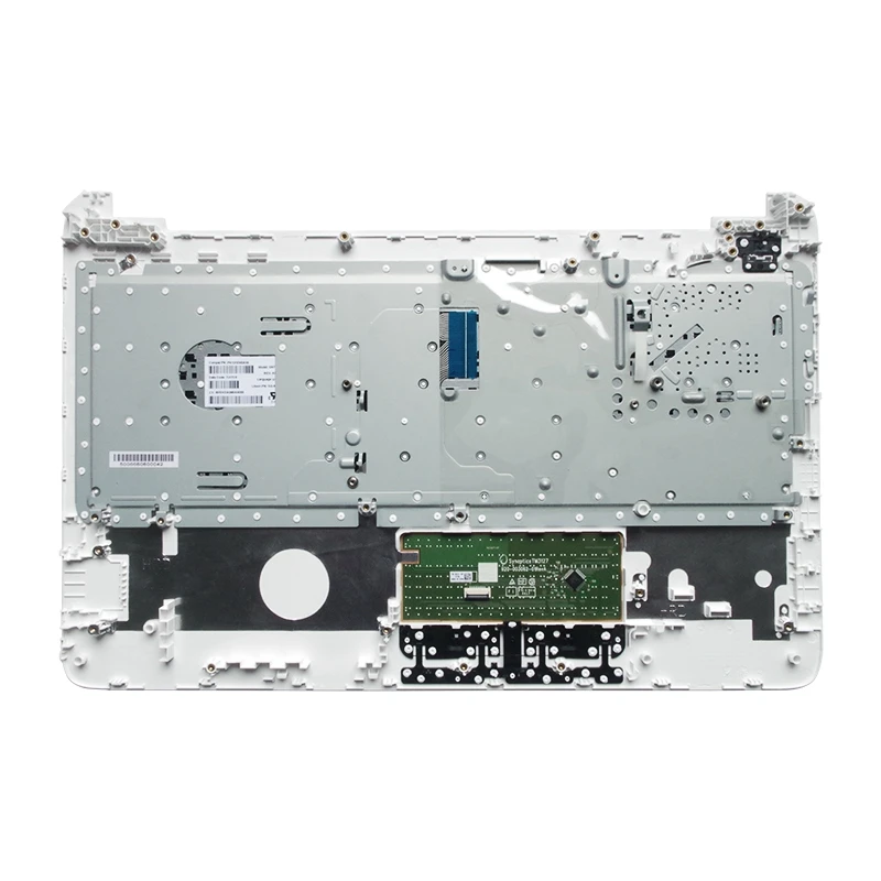 GZEELE, новинка, подставка для ноутбука hp 250 G5 15-AC 15 AC 15-af 15-AJ, подставка для ноутбука, клавиатура с ободком, верхний чехол Touc hp ad, серебристый