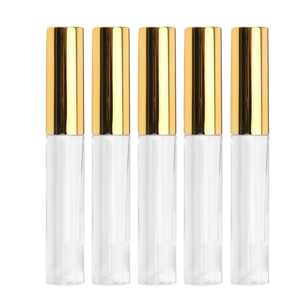 

5pcs Refillable Lip Gloss Tubes Empty DIY Lip Glazes Tubes (Assorted Color)