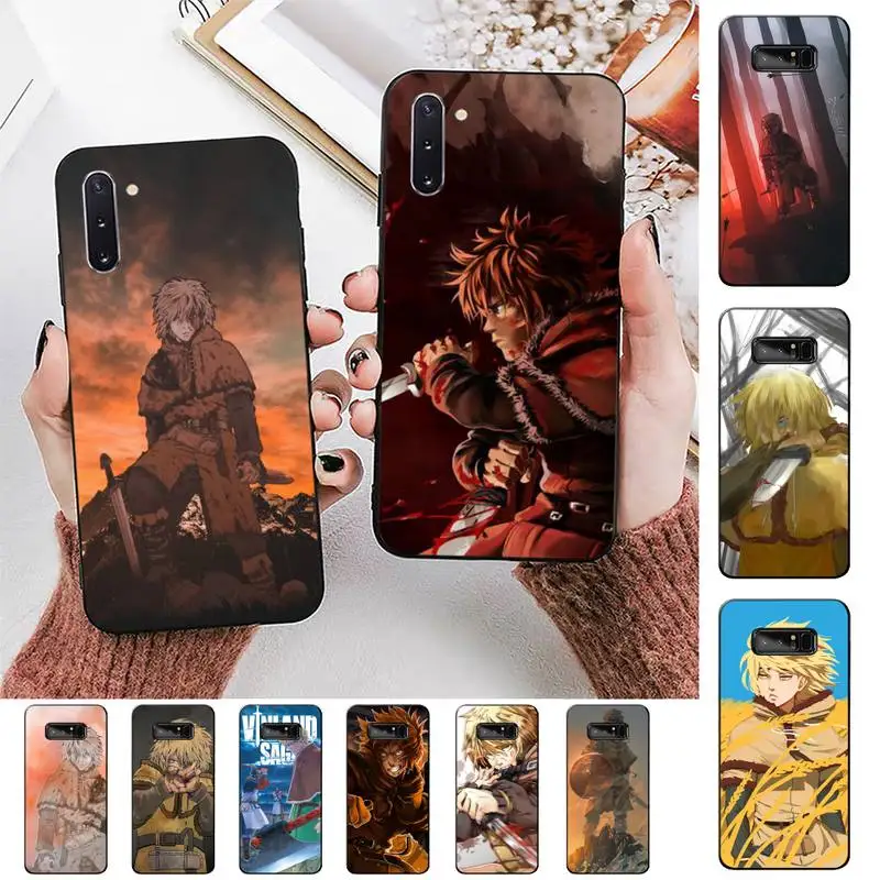 

FHNBLJ VINLAND SAGA Phone Case for Samsung Note 5 7 8 9 10 20 pro plus lite ultra A21 12 72